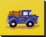 Happy Hauling Stretched Canvas Print by Anthony Morrow