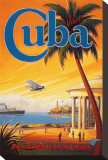 Visit Cuba Stretched Canvas Print by Kerne Erickson