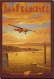 Western Air Express, San Francisco, California Reproducción en lienzo de la lámina por Kerne Erickson