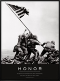 Honor: Iwo Jima Framed Canvas Print