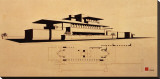 Frederick C. Robie House Stretched Canvas Print by Frank Lloyd Wright