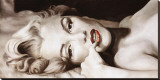 Reclined Marilyn Stretched Canvas Print by Frank Ritter