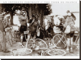 Tour de France, Drinkers Stretched Canvas Print