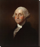 George Washington Stretched Canvas Print by Gilbert Stuart