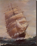 Romance of Sail Stretched Canvas Print by Frank Vining Smith