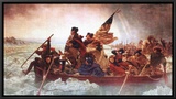 Washington Crossing the Delaware, c.1851 Framed Canvas Print by Emanuel Gottlieb Leutze
