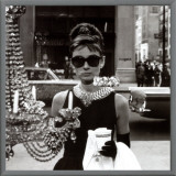 Audrey Hepburn Framed Canvas Print