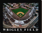 Wrigley Field - Chicago, Illinois Stretched Canvas Print by Mike Smith