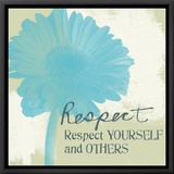 Respect Framed Canvas Print by Linda Woods