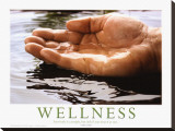 Wellness Stretched Canvas Print