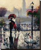 Romantic Embrace Impressão em tela esticada por Brent Heighton
