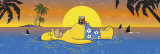 Simpsons - Homer shark Poster