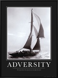 Adversity Framed Canvas Print