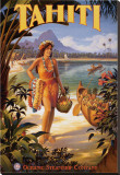 Tahiti Stretched Canvas Print by Kerne Erickson