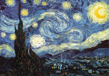 Van Gogh - Starry Night - 3D Poster Posters
