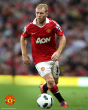 MANCHESTER UNITED - Scholes Action Fotografía MANCHESTER UNITED - Scholes Action Fotografía