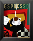 Cubist Espresso Posters par Eli Adams