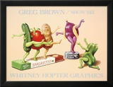 Showbusiness Poster von Greg Brown