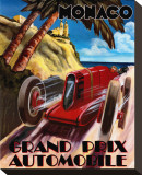 Monaco Grand Prix Stretched Canvas Print by Chris Flanagan