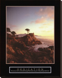 Dedication: Lone Cypress Stretched Canvas Print