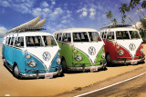 VW CAMPERS Poster