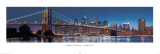 Nueva York: puente de Brooklyn Pósters