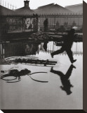 Derriere la Gare Saint-Lazare, Paris Stretched Canvas Print by Henri Cartier-Bresson