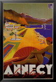 Annecy, sa plage Poster par Robert Fallucci