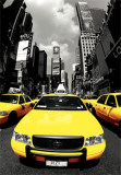 The Yellow Cabs NYC - 3D Poster Posters