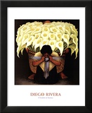 El Vendedor de Alcatraces Póster por Diego Rivera El Vendedor de Alcatraces Póster por Diego Rivera