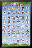 Moshi Monsters - Moshling Tick Chart Posters