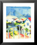 White House, Tunisia, c.1914 Posters par Auguste Macke