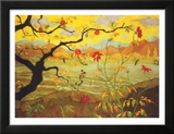 Manzanero con frutas rojas (Apple Tree with Red Fruit, c.1902) Pósters por Paul Ranson