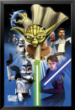 Clone Wars - Yoda Póster Clone Wars - Yoda Póster