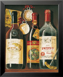 Wine Bottles I Art by Mariapia & Marinella Angelini