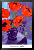 Poppies in Blue Room Fotografía por Loughlin