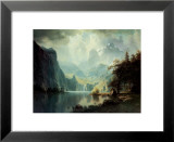 In the Mountains, 1867 Affiches par Albert Bierstadt