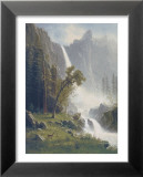 Bridal Veil Falls, Yosemite,  ca 1871-73 Affiches par Albert Bierstadt