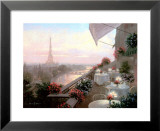 Dinner on the Terrace Posters by Christa Kieffer