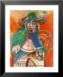 Vieil Homme Assis Mougins 1970 Affiches par Pablo Picasso