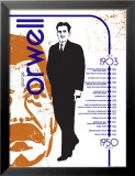 George Orwell Láminas por Christopher Rice