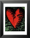 Rancho Holzschnittherz Kunstdrucke von Jim Dine