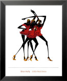 Little Red Dress Art by Shan Kelly