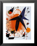 L'Etoile Bleu Láminas por Joan Miró