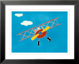Cat in a Plane I Prints by Shelly Rasche