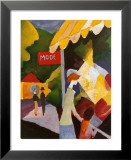 The Milliners Shop Window Affiches par Auguste Macke