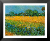 View of Arles with Irises Láminas por Vincent van Gogh