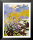 Los agapantos Pósters por Claude Monet
