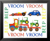 Vroom Vroom Beep Beep Prints by Marnie Bishop Elmer