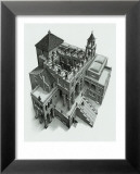 Ascendiendo y descendiendo Lámina por M. C. Escher
